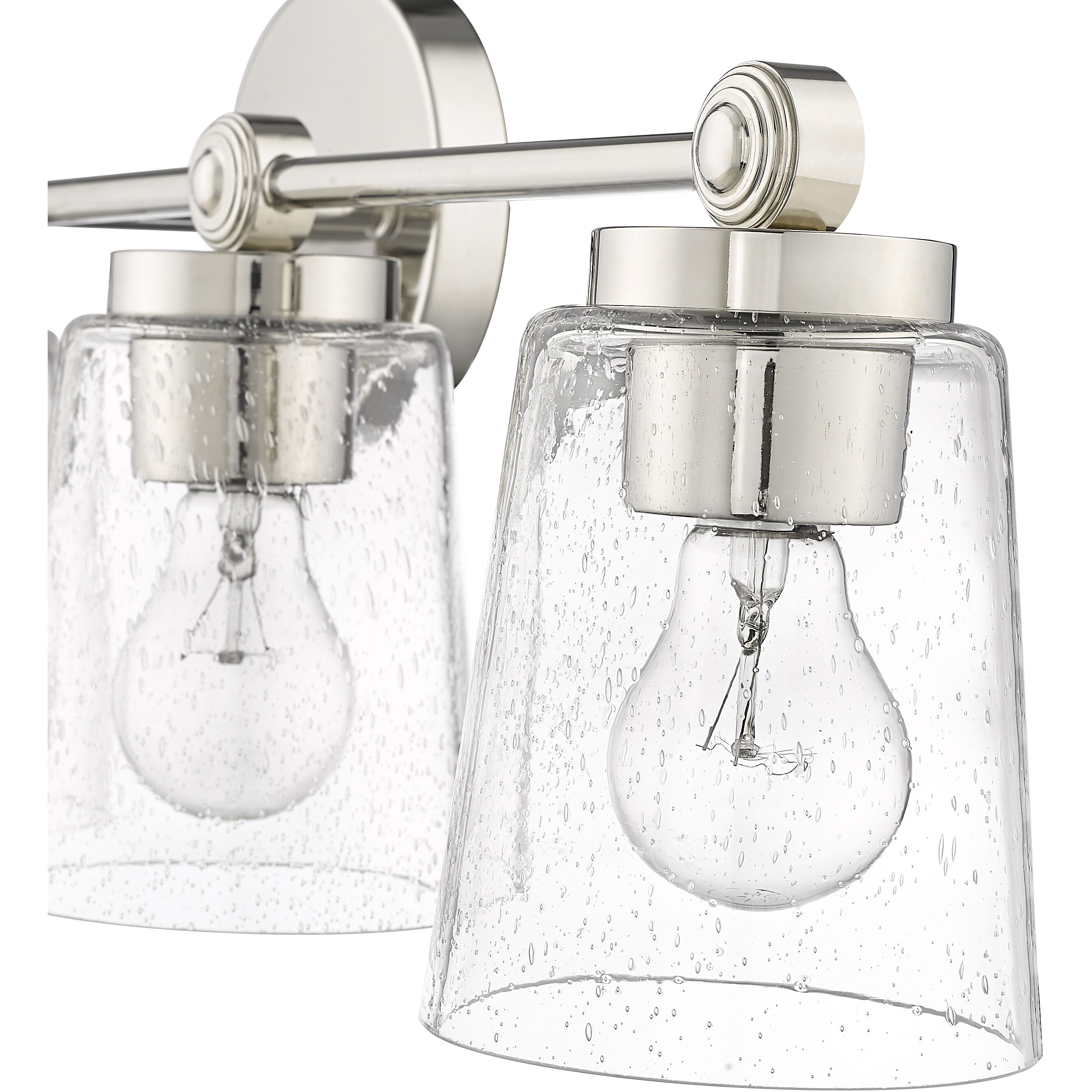 Lauryn 4 Light 30.5 inch Polished Nickel Bathroom Vanity Light Wall Light